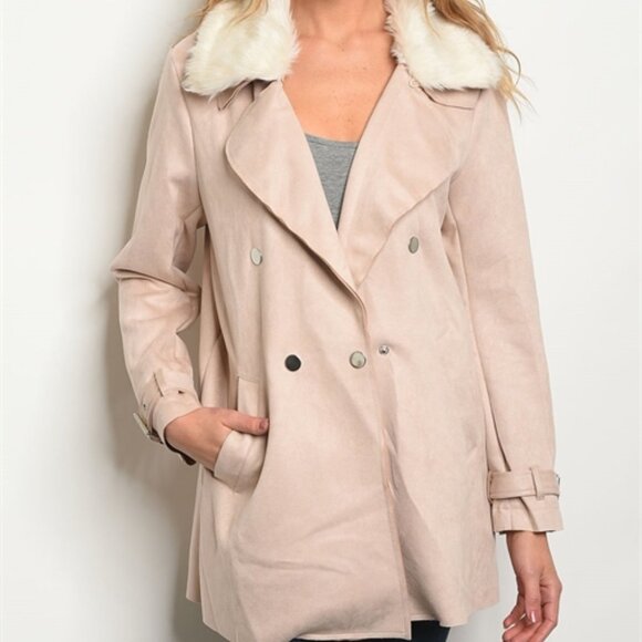 Pink Suede Jacket - Picture 1 of 2